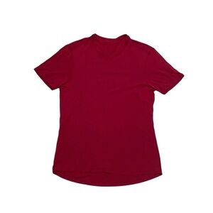 Lululemon Men’s V-Neck Shirt Size Medium Red